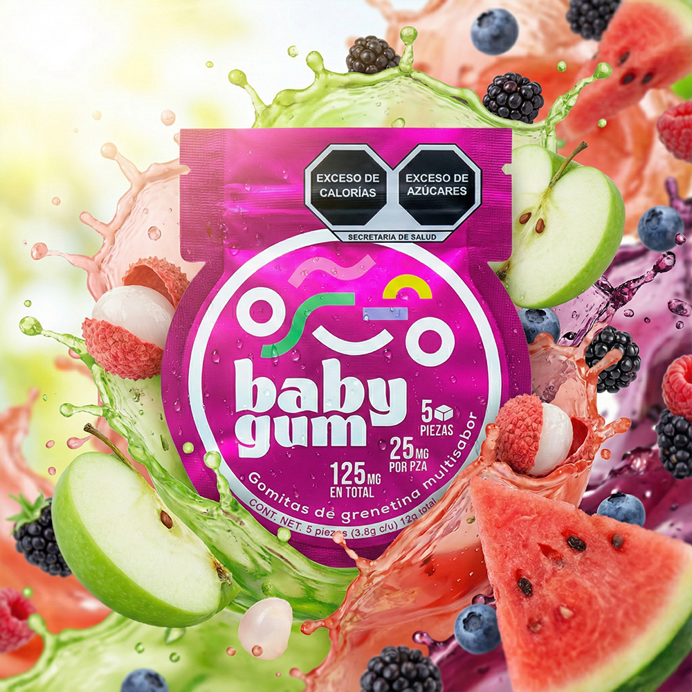 Babygum | 5pzas | Elite Pocket Series (125mg)