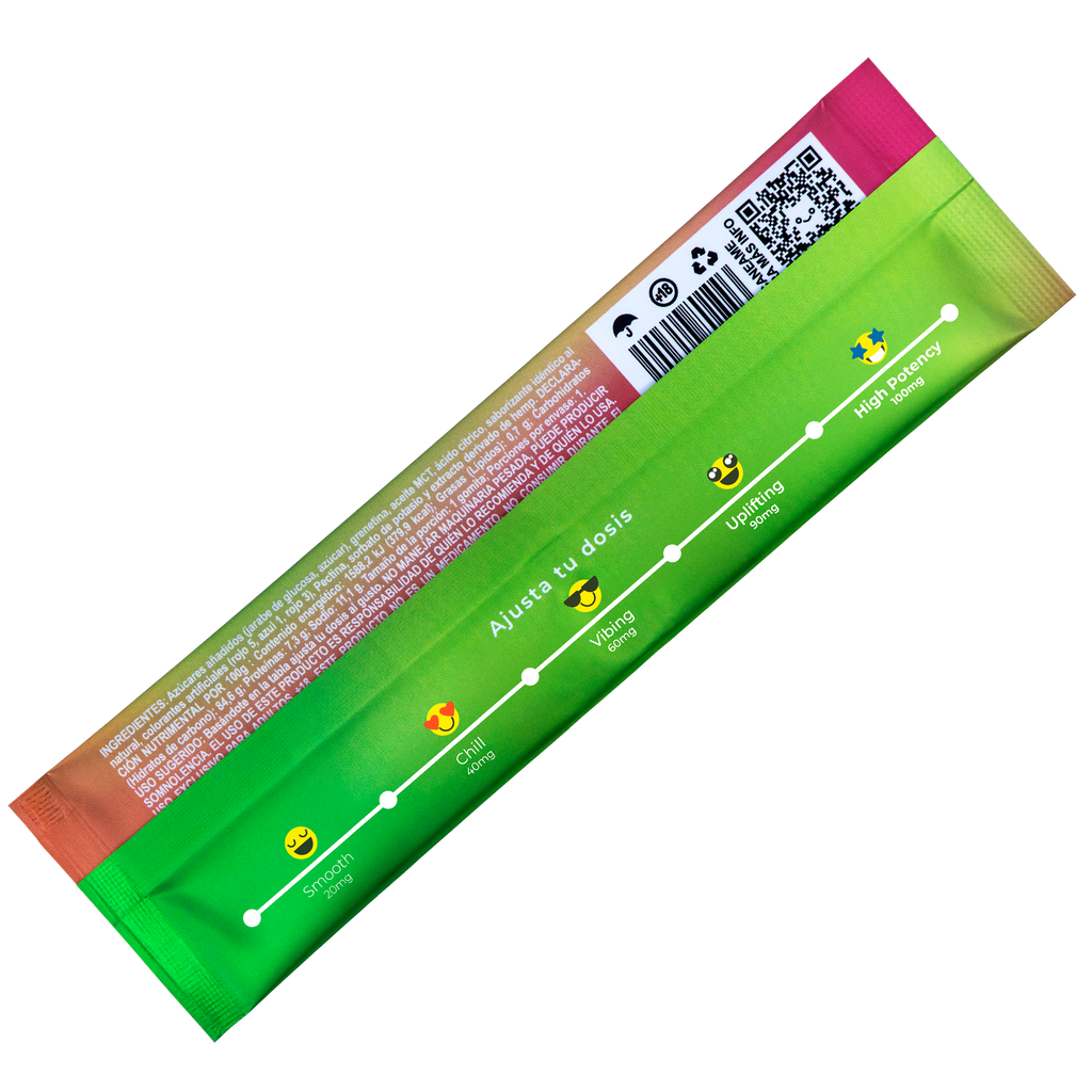 DonGum Sticks | Tira de Gomita Delta 8 THC – 100 mg | 1 pieza