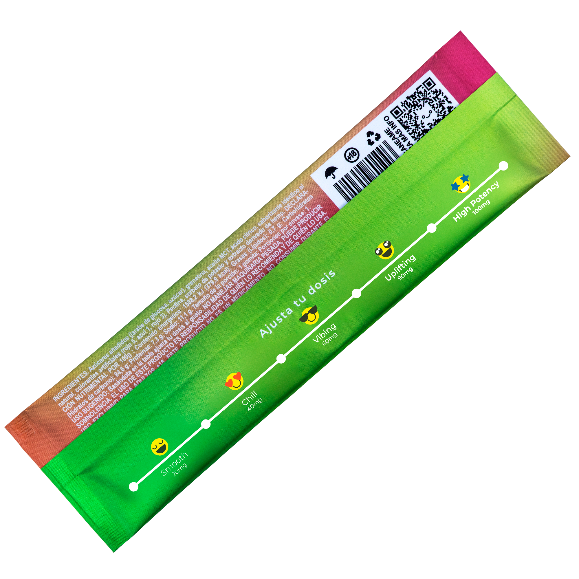 DonGum Sticks | Tira de Gomita Delta 8 THC – 100 mg | 1 pieza