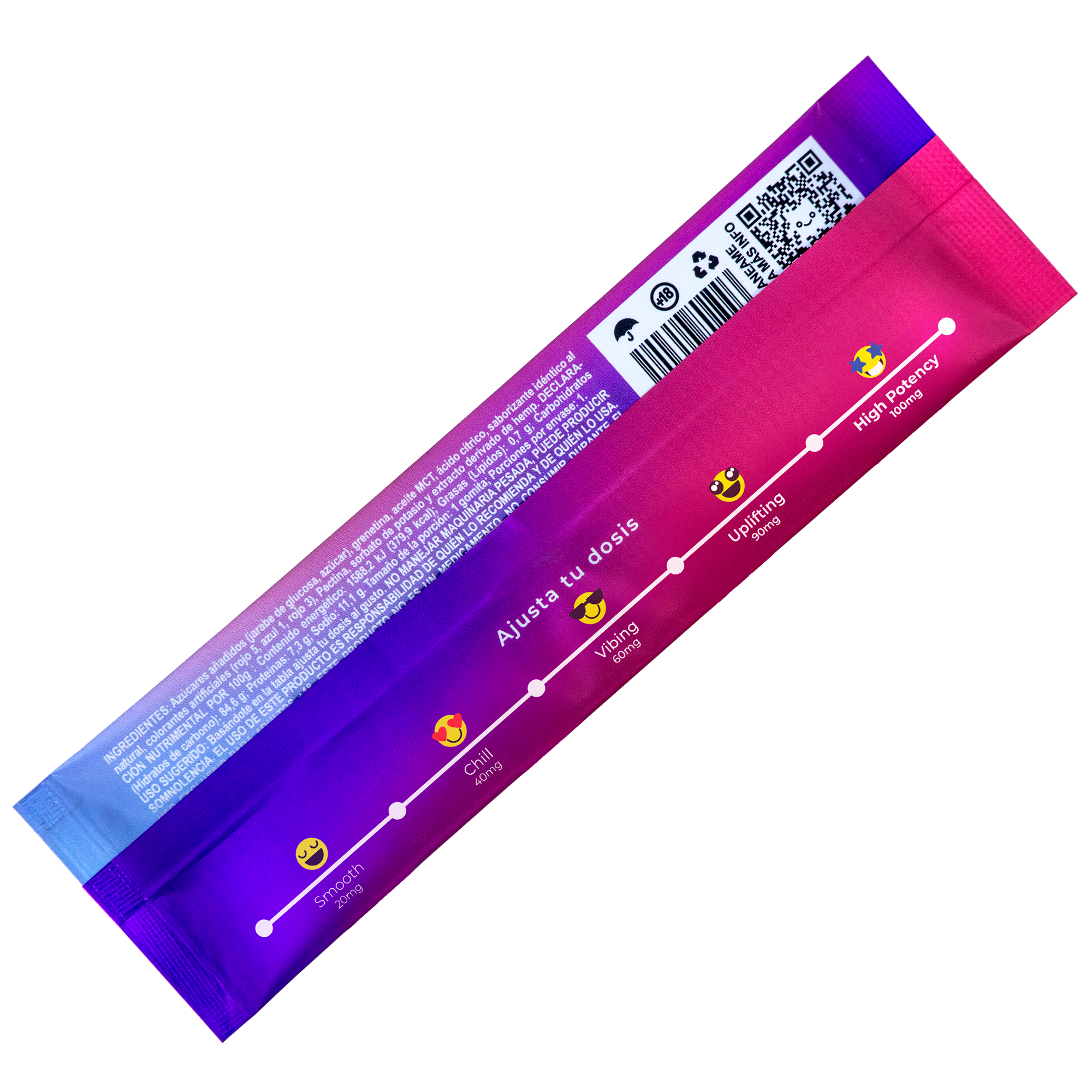 DonGum Sticks | Tira de Gomita Delta 8 THC – 100 mg | 1 pieza